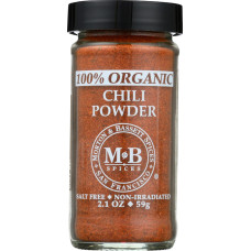 MORTON & BASSETT: Organic Chili Powder, 2.1 oz