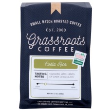 GRASSROOTS COFFEE ROASTER: Coffee Costa Rica, 12 OZ