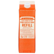 DR. BRONNER'S: Soap Refill Tea Tree, 32 fo