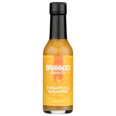 BRAVADO SPICE: Sauce Hot Pinapple Habane, 5 FO