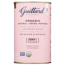 GUITTARD: Cocoa Pwdr Ntrl Unswt, 8 OZ