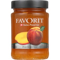 FAVORIT: Preserve Peach Mango, 12.3 oz