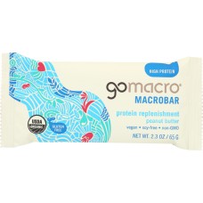 GOMACRO: MacroBar Protein Replenishment Peanut Butter, 2.3 oz