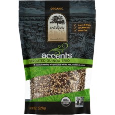 TRUROOTS: Organic Accents Sprouted Quinoa Trio, 8 oz