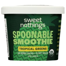 SWEET NOTHINGS: Smthie Spncup Greens Org, 3.5 oz