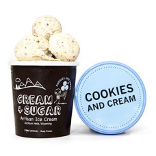 CREAM AND SUGAR: Ice Cream Cookies Cream, 16 oz