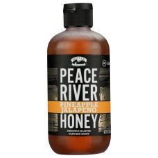 PEACE RIVER HONEY: Honey Pineapple Jalapeno, 12 OZ