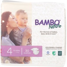 BAMBO NATURE: Diaper Baby Size 4, 30 bg