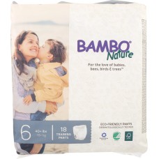 BAMBO NATURE: Diaper Training Pant Size 6, 18 pk