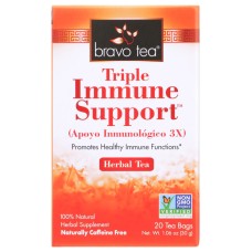 BRAVO TEAS: Tea Triple Immunity Suppo, 20 BG