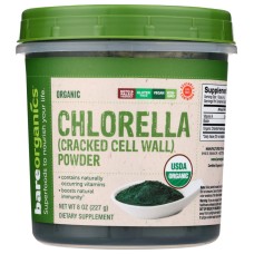 BAREORGANICS: Chlorella Powder, 8 OZ