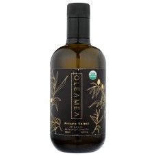 OLEAMEA OLIVE OIL: Organic Private Select Extra Virgin Olive Oil, 500 ml