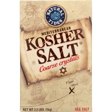 NATURAL NECTAR: Salt Mdtrrnn Kosher, 2.2 lb