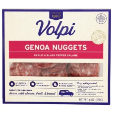 VOLPI: Genoa Nuggets Sliced, 6 oz