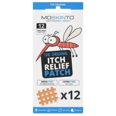MOSKINTO: Itch Relief Patch 2go 12 ct, 1 bx