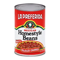 LA PREFERIDA: Bean Frijole Charros Home Style, 15 oz