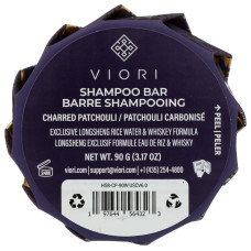 VIORI: Men's Shampoo Bar Charred Patchouli, 3.17 oz