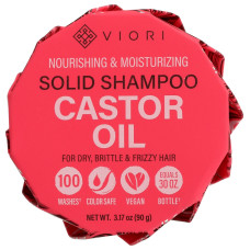 VIORI: Castor Oil Shampoo Bar, 3.17 oz