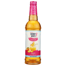 SKINNY MIXES: Sugar Free Peach Syrup, 25.4 fo