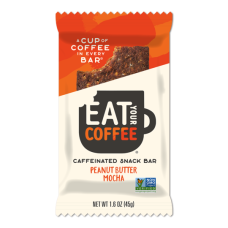 EAT YOUR COFFEE: Peanut Butter Mocha Bar, 45 gm