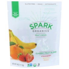 SPARK ORGANICS: Chews Classic Blnd Fruit, 4 oz