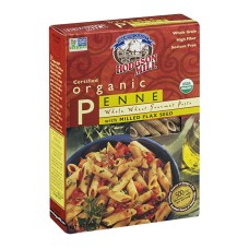 HODGSON MILL: Pasta Whole Wheat Flax Penne Organic, 12 oz