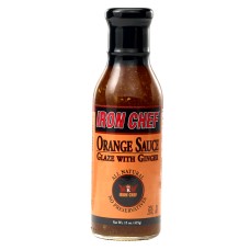 IRON CHEF: Orange Sauce Glaze With Ginger, 15 oz