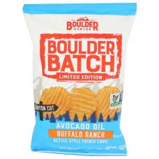 BOULDER CANYON: Potato Chips Avocado Oil Buffalo Ranch, 5.25 oz