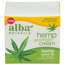 ALBA BOTANICA: Cream Goodnight Hemp, 1.7 oz