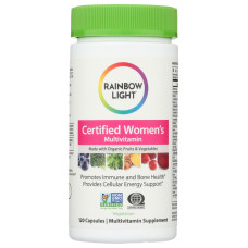 RAINBOW LIGHT: Certified Organics Women's Multivitamin, 120 vc