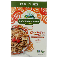 CASCADIAN FARM: Organic Cinnamon Crunch Cereal, 14.5 oz