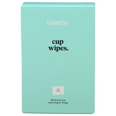 LUNETTE: Menstrual Cup Wipe, 10 pc