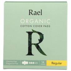 RAEL: Pads Cover Reg Org, 14 ea