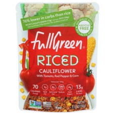 FULLGREEN: Riced Cauliflower Tomato Corn Pepper, 6.7 oz