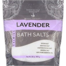 SOOTHING TOUCH: Bath Salt Lavender, 32 oz