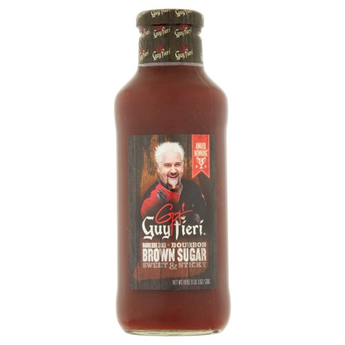 GUY FIERI Sauce BBQ Sugar Brown Bourbon, 19 oz