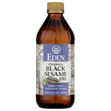 EDEN FOODS: Organic Black Sesame Oil Unrefined, 16 fo EDEN FOODS: Organic Black Sesame Oil Unrefined, 16 fo