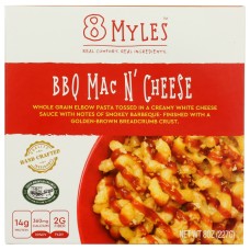8 MYLES: Entree Mac N Cheese Bbq, 8 oz