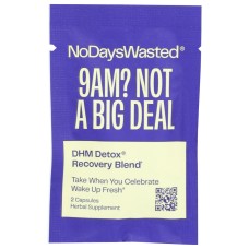 NO DAYS WASTED: Detox Recovery Pkt, 2 CP