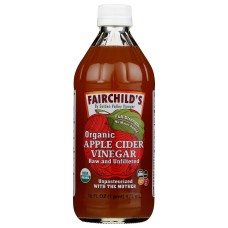 FAIRCHILDS: Vinegar Apple Cider Org, 16 oz