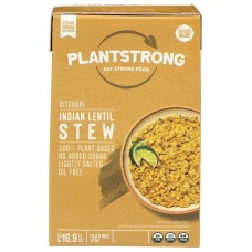 PLANTSTRONG: Stew Lentil Indian, 16.9 fo