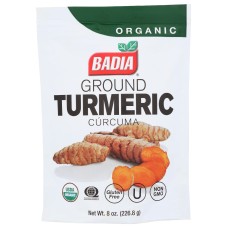 BADIA: Tumeric Ground Org, 8 oz