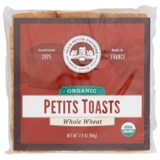 LES TROIS PETITS: Toasts Petits Ww Org, 2.8 OZ
