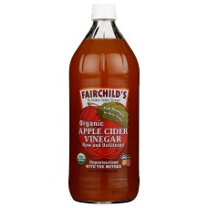 FAIRCHILDS: Vinegar Apple Cider Org, 32 oz