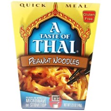 TASTE OF THAI: Noodle Qck Meal Peanut, 5.25 oz