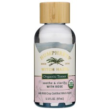 HUMPHREYS: Toner Witch Hazel Rose, 3 oz