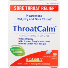 BOIRON: Throat Calm, 60 tb