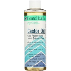 HOME HEALTH: Castor Oil Cold Pressed & Cold Processed, 8 Oz