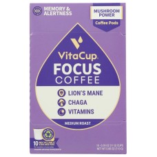 VITACUP: Coffee Pods Focus Blend, 10 pc