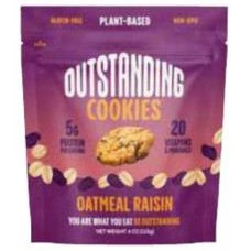 0UTSTANDING: Cookies Oatmeal Raisin, 4oz